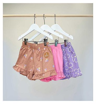 Maybe Junior 3 Pack Relaxed Jersey Shorts 1.5 - 2 Years