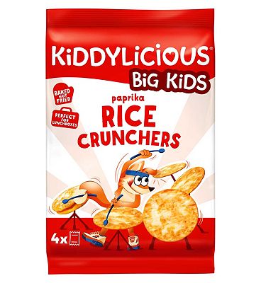 Kiddylicious Kids Paprika Rice Crunchers 15g 4s