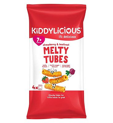 Kiddylicious Sweetcorn Melty Tubes 10g 4s