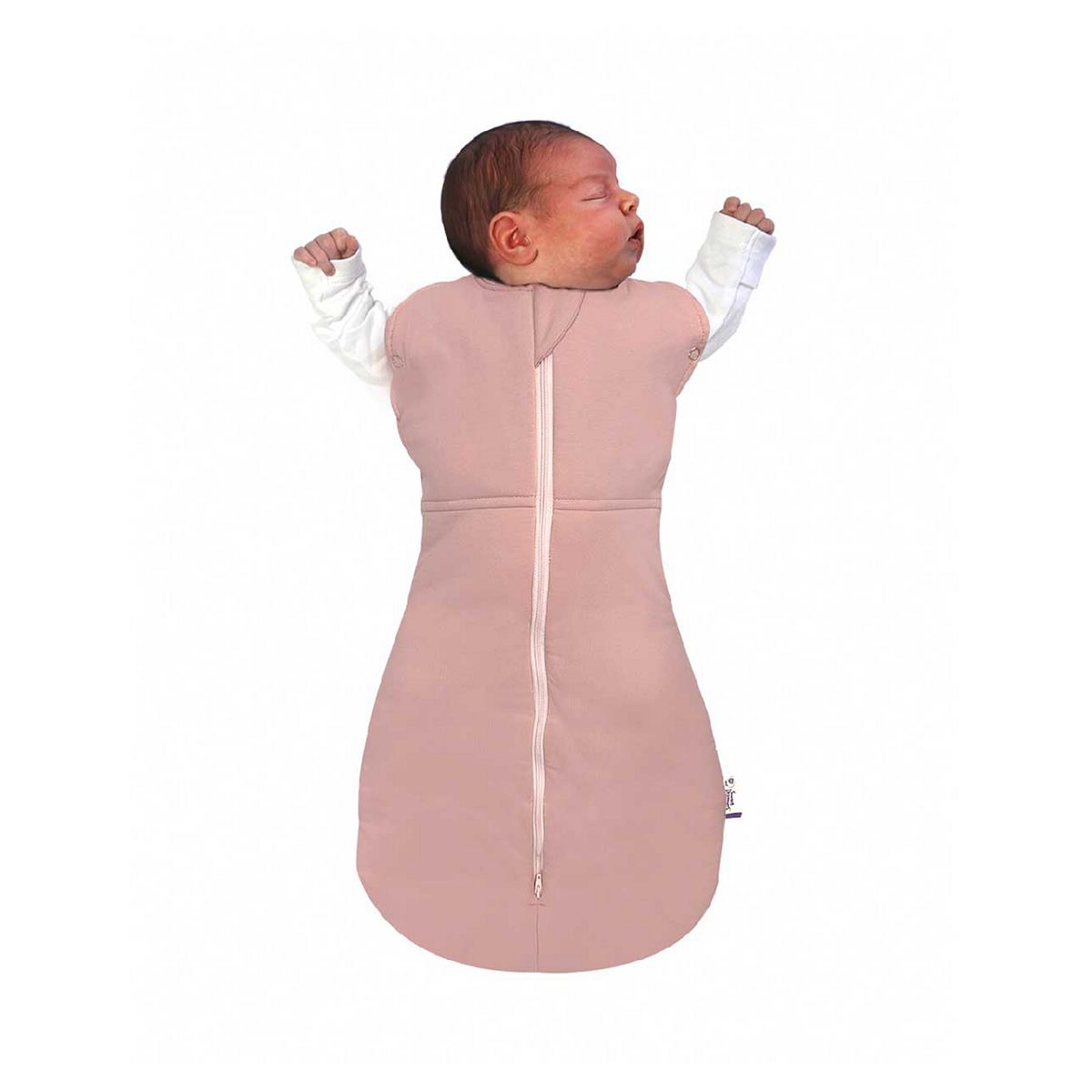Sweet Dreamers Organic Cotton Baby Sleeping Bag Pink 0-3Months - 2.5 Tog