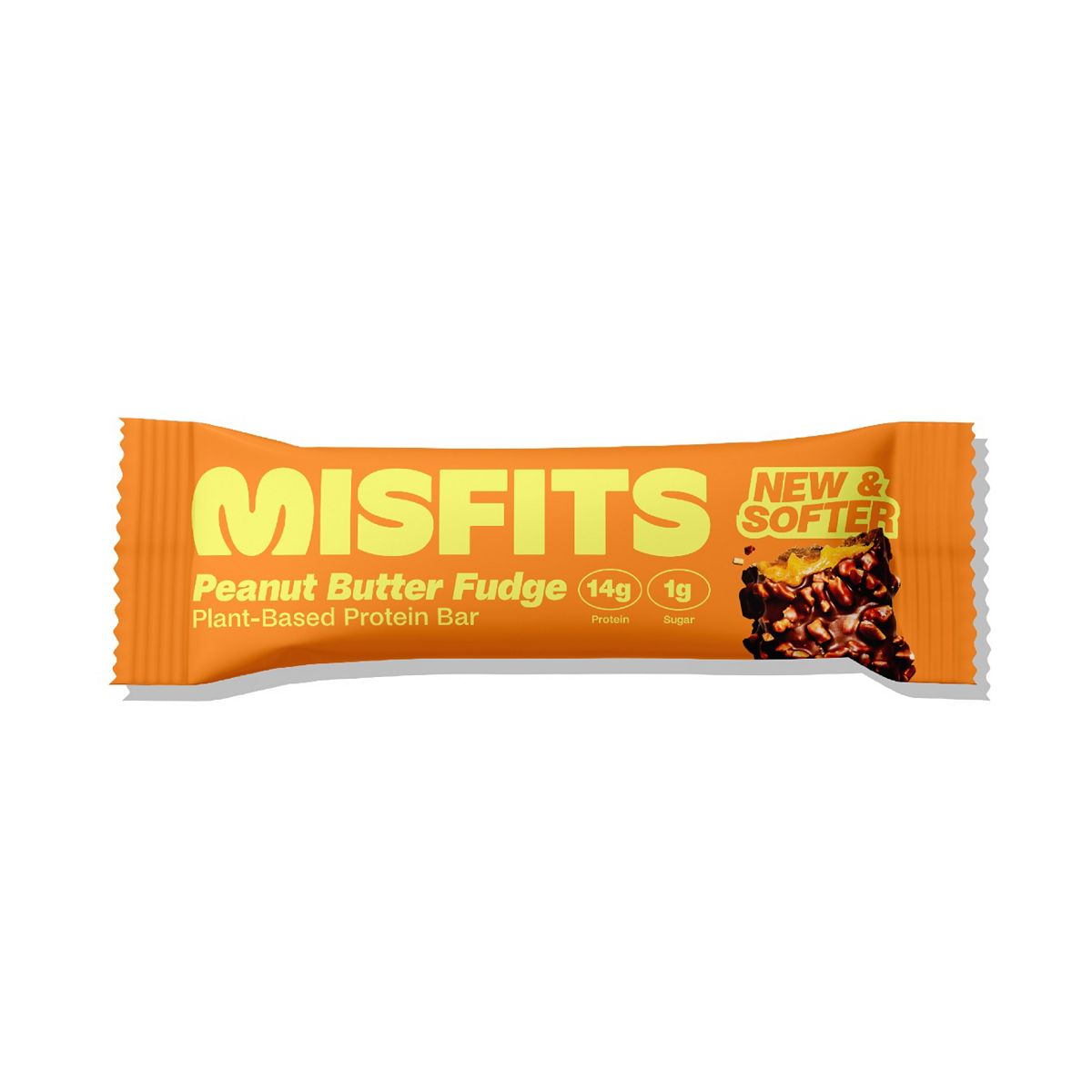 Misfits Plant-Based Peanut Butter Fudge Protein Bar 50G