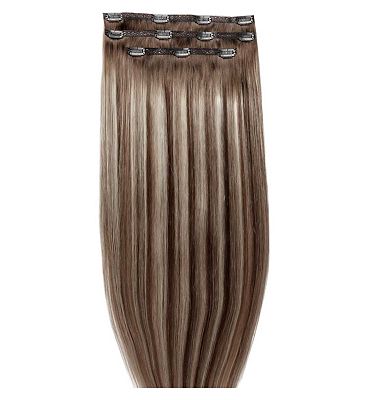 Beauty Works Deluxe Clip In Hair Extension 18 Inch Amalfi Blonde