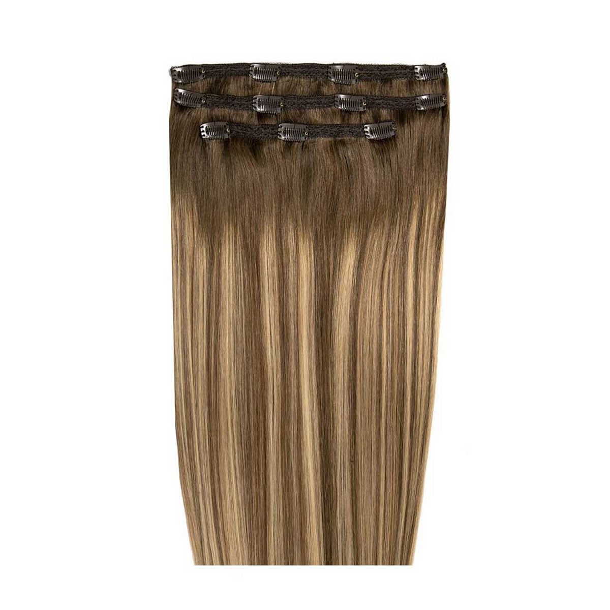 Beauty Works Deluxe Clip In Hair Extension 18 Inch Mocha Melt Multicolor
