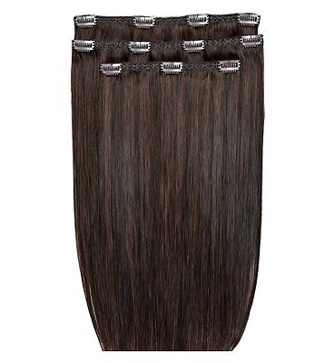 Beauty Works Double Hair Set Hair Extension 18 Inch Dark Chocolate