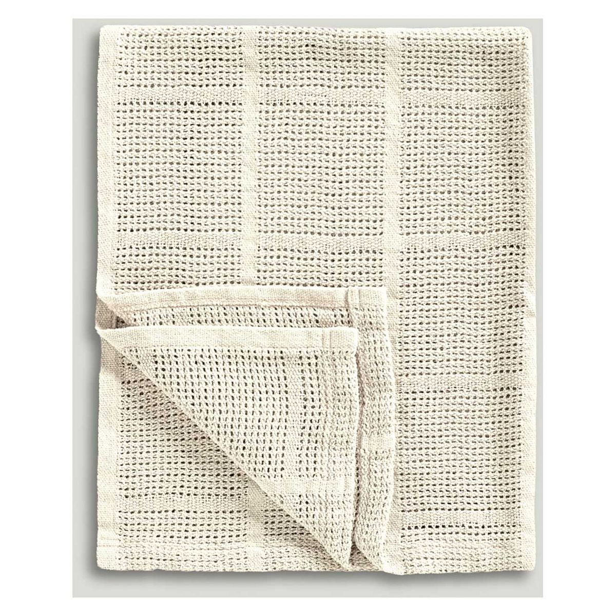 Mothercare Essentials Moses Pram Cellular Blanket Cream