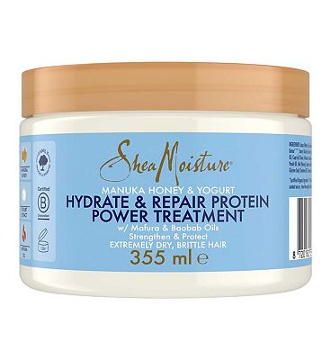 SheaMoisture Manuka Honey & Yogurt Hydrate + Repair power protein treatment 355ml