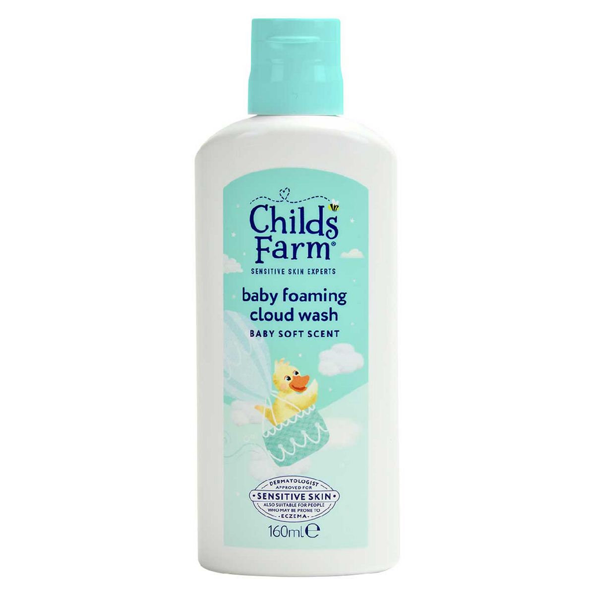 Childs Farm Baby Foaming Cloud Wash Cleanser 160Ml Soft Scent For Newborns & Sensitive Skin