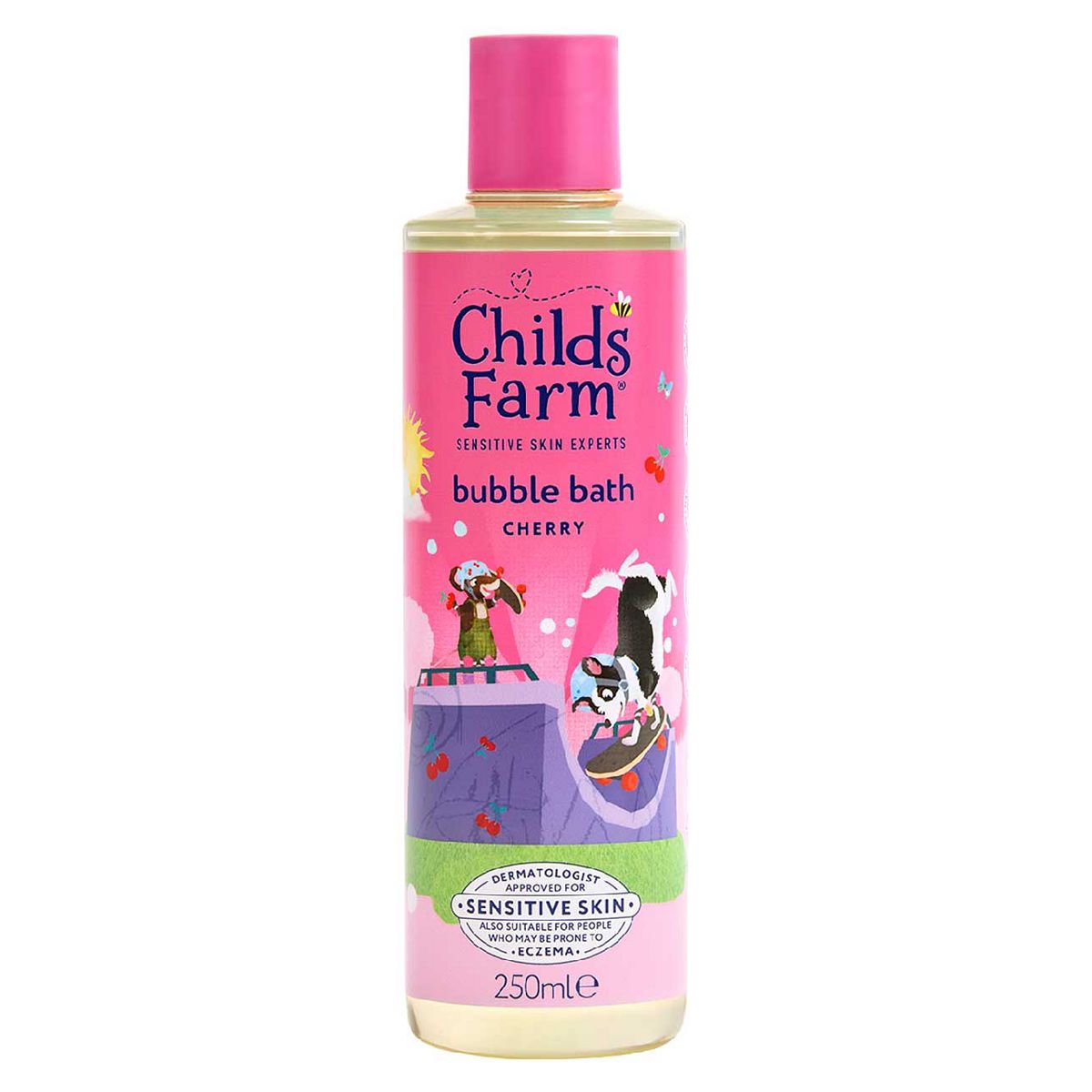 Child's Farm Cherry Bubble Bath250 Ml Gentle Formula For Kids, Babies & Sensitive Skin, 250Ml