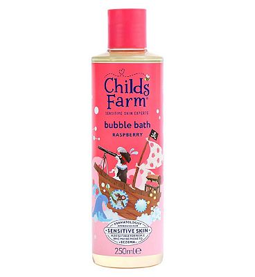 Childs Farm Raspberry Bubble Bath 250ml Gentle Formula for Kids, Babies & Sensitive Skin