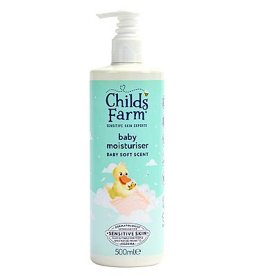 Childs Farm Baby Moisturiser 500ml Baby Soft Scent for Newborns & Sensitive Skin