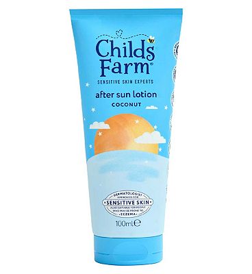Childs Farm Coconut After Sun Lotion 100ml Soothing Kids Moisturiser for Sensitive Skin