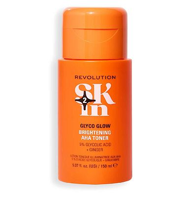 Revolution Skin Glyco Glow 5% Glycolic Acid & Ginger Brightening AHA Toner