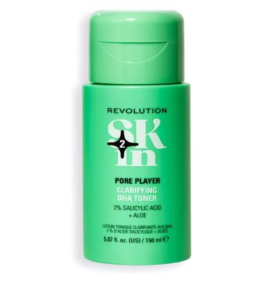 Revolution Skin Pore Player 2% Salicylic Acid & Aloe Clarifying BHA Toner