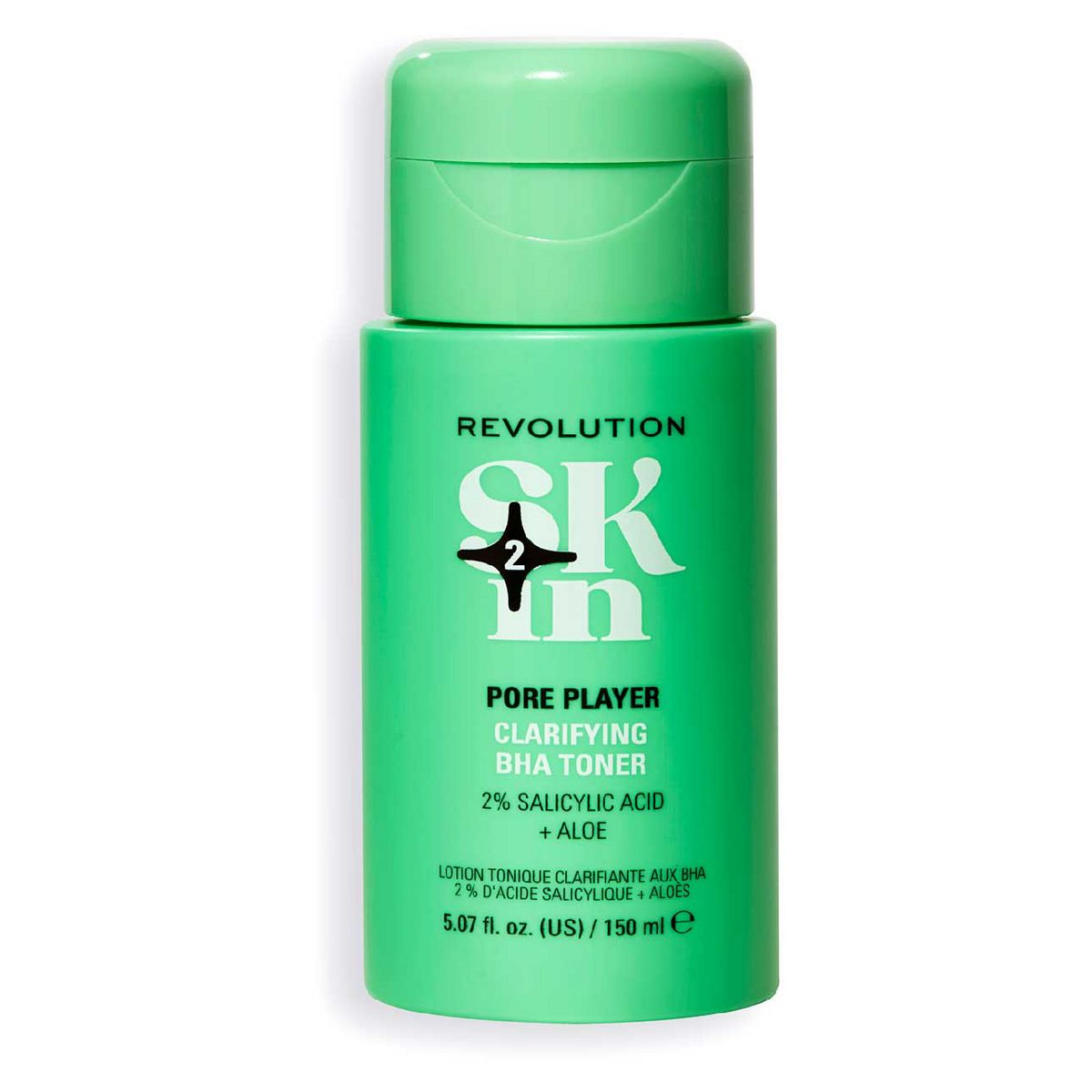 Revolution Skin Pore Player 2% Salicylic Acid & Aloe Clarifying Bha Toner