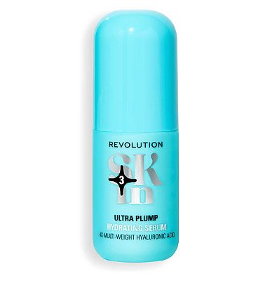 Click to view product details and reviews for Revolution Skin Ultra Plump Multi Weight Hyaluronic Acid Hydrating Serum.