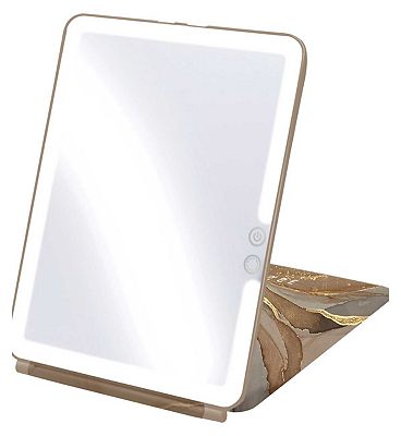 Sensse Modern Marble LED Glow Up Mirror