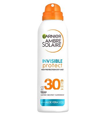Garnier Ambre Solaire Invisible Protect Sun Cream Mist SPF 30 150ml