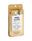 Voesh New York Pedi in a Box 5 Steps Glimmer Golden Vanilla