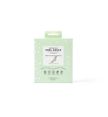 Voesh New York Moisturizing Heel Socks Mint