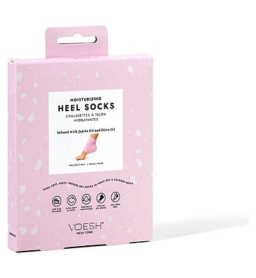 Voesh New York Moisturizing Heel Socks Pink