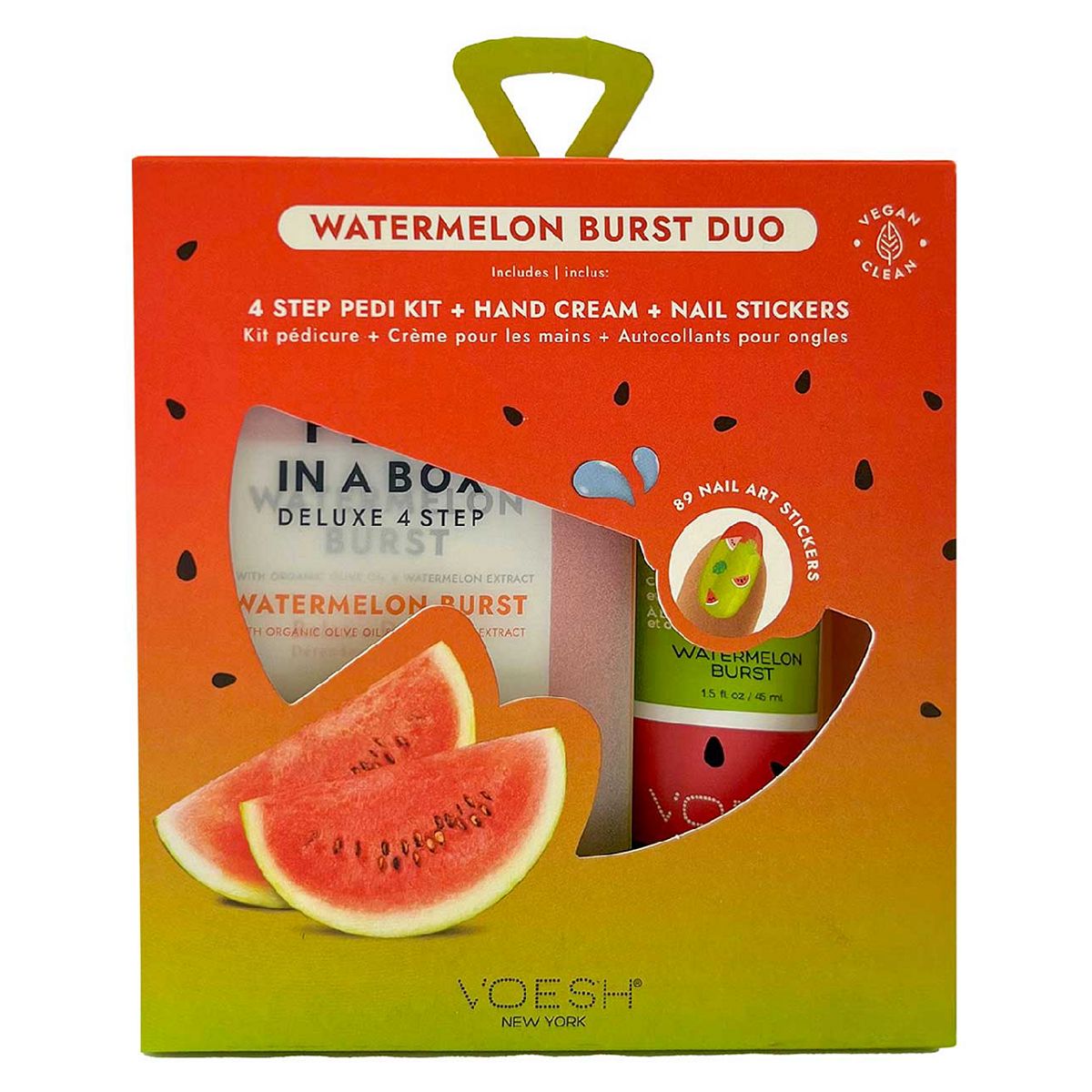 Voesh New York Watermelon Burst Duo With Nail Stickers