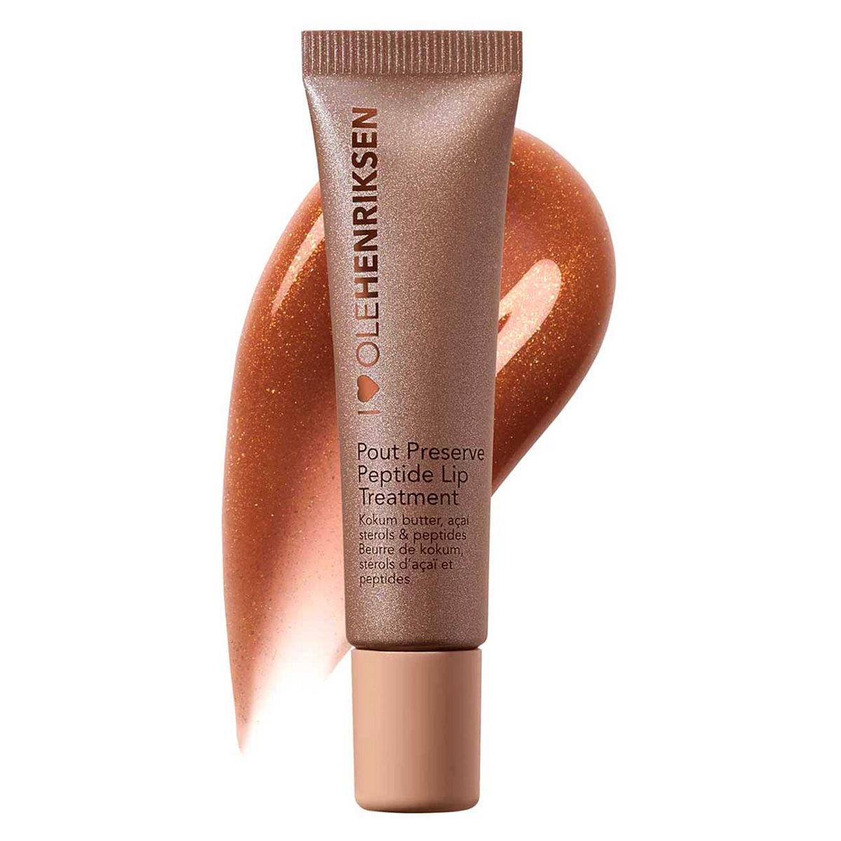 Ole Henriksen Pout Preserve Hydrating Peptide Lip Treatment Crème Brulee Glimmer 12ml