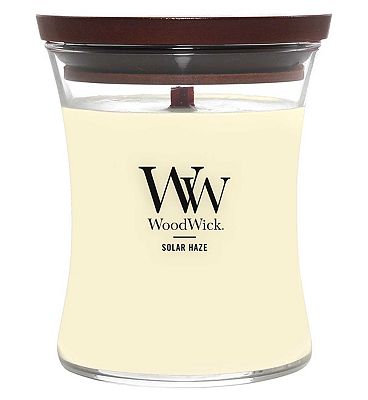 WOODWICK Medium Hourglass Solar Haze Candle 275g