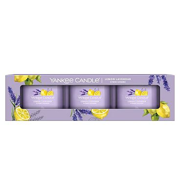 Yankee Candle 3 Pack Mini Filled Votive Lemon Lavender 37g 3s