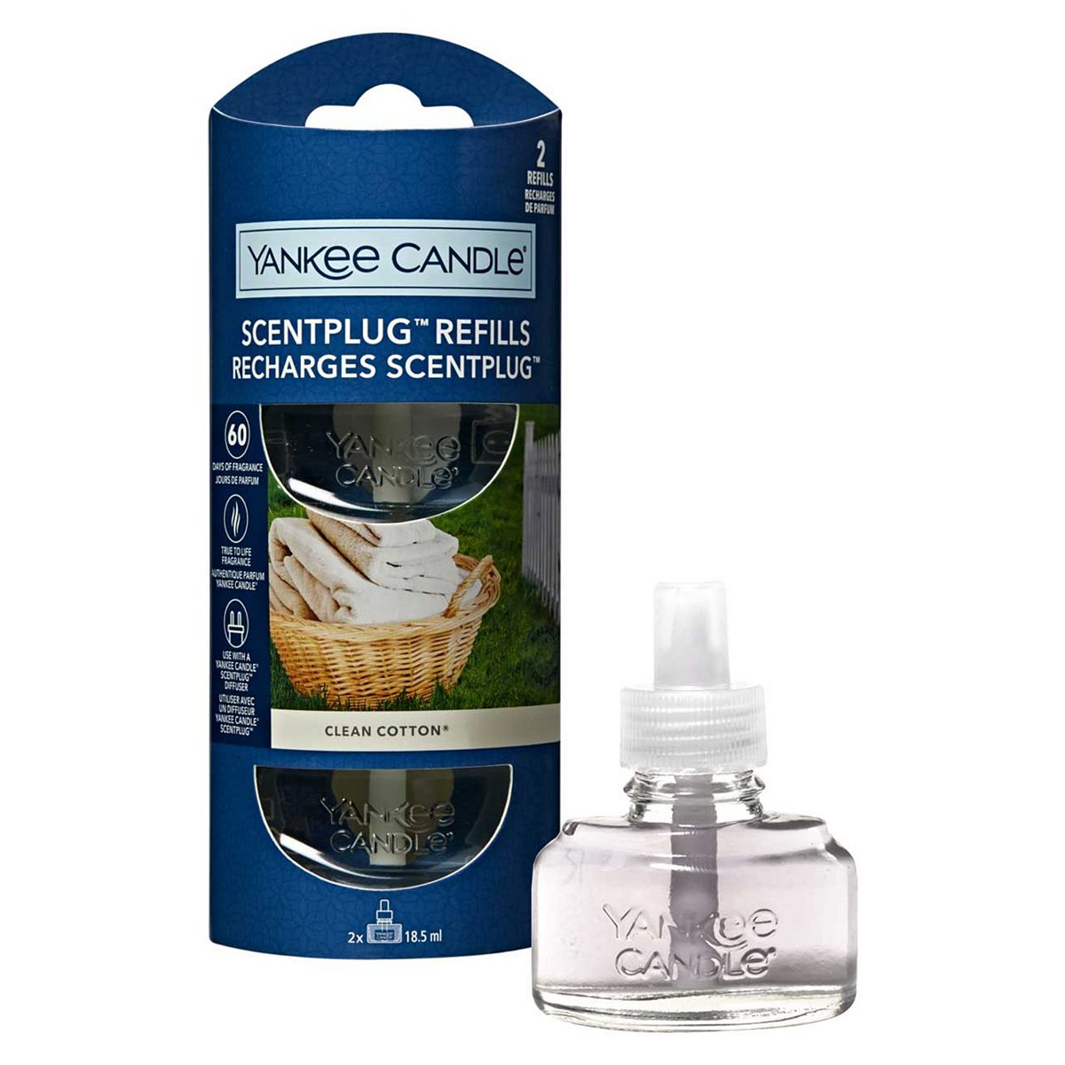 Yankee Candle Scentplug Twin Refill Clean Cotton 18.5Ml 2S