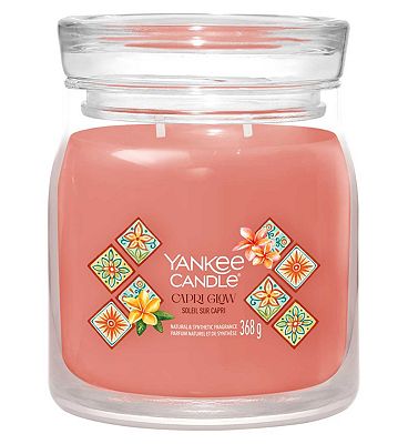 Yankee Candle Signature Medium Jar Capri Glow Candle 368g