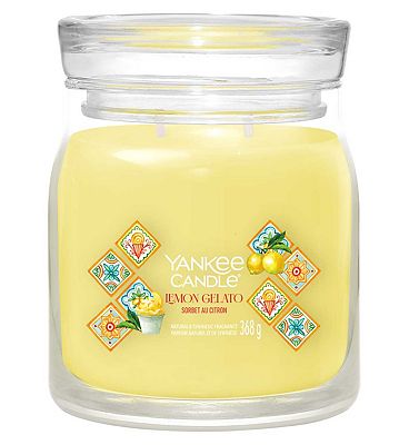 Yankee Candle Signature Medium Jar Lemon Gelato Candle 368g