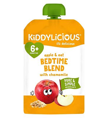 Kiddylicious Apple Oat Bedtime Blend Pouch 100g