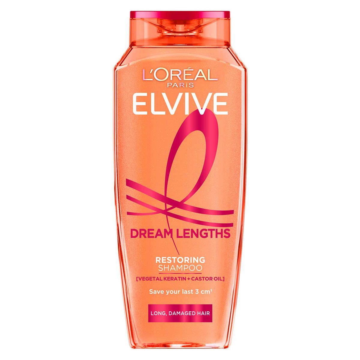 Loreal L'oreal Paris Elvive Dream Lengths Restoring Shampoo, Keratin & Castor Oil, For Long Hair, 400Ml