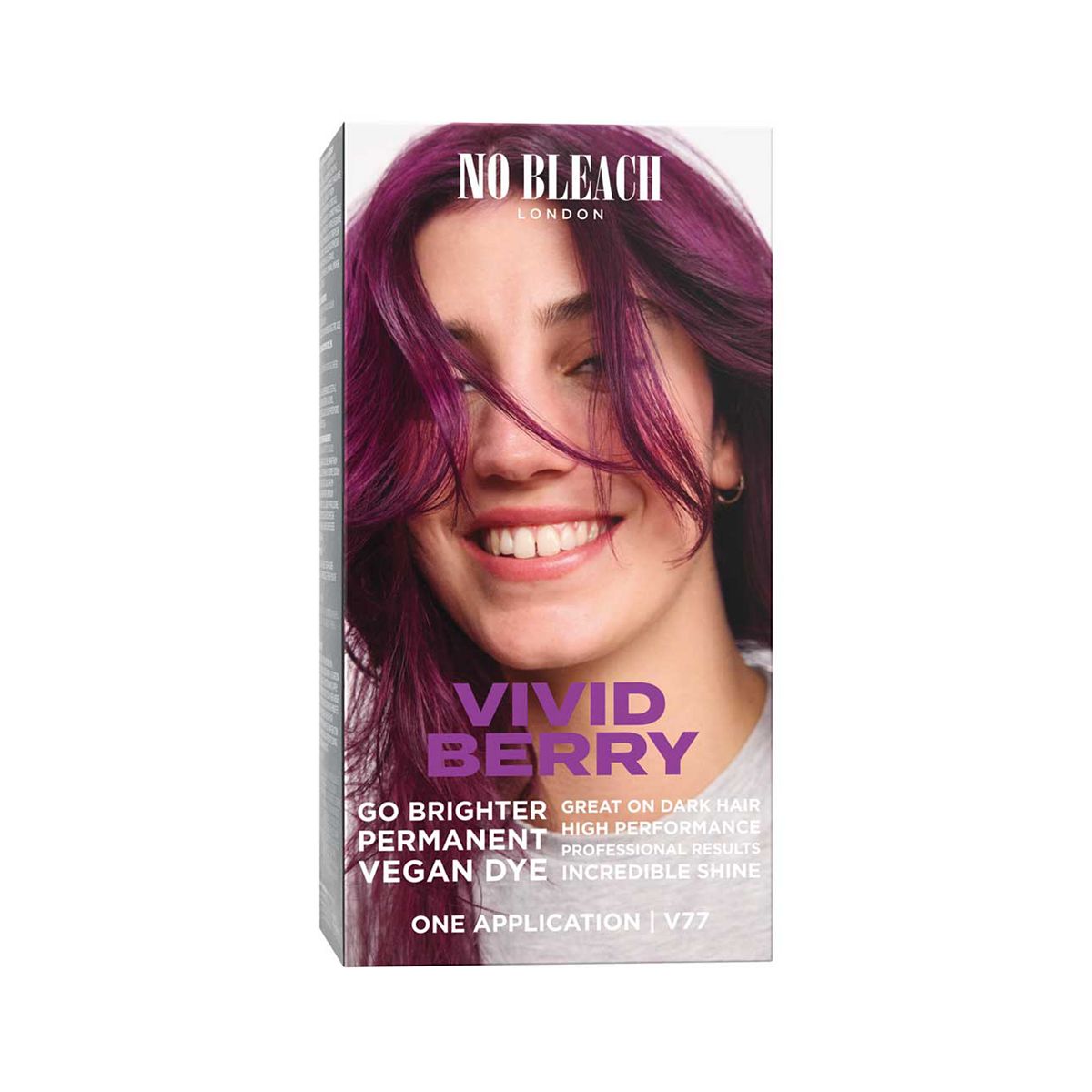 Bleach London No Bleach Vivid Berry Vegan Permanent Hair Dye