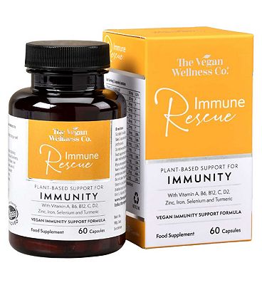 The Vegan Wellness Co Immune Rescue Capsules 60s