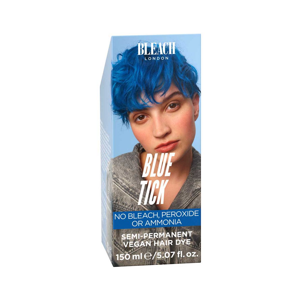 Bleach London Blue Tick Super Cool Colour Semi Permanent Hair Colour150ml