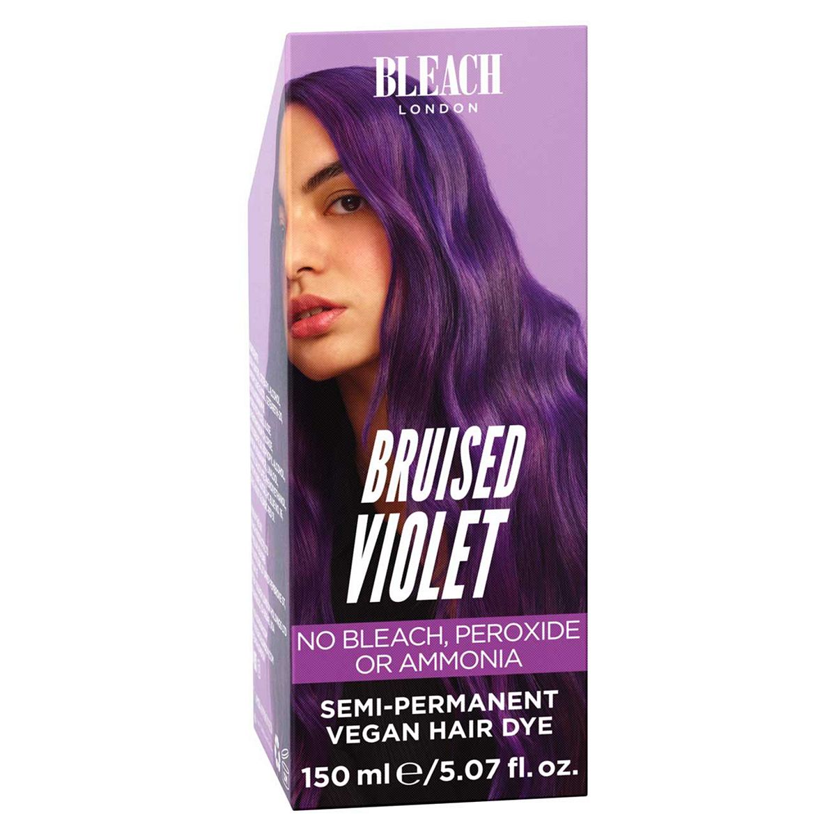 Bleach London Bruised Violet Super Cool Colour Semi Permanent Hair 150ml