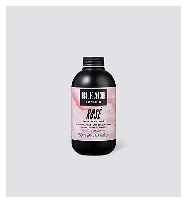 Bleach London Rose Super Cool Colour Semi Permanent Hair Colour, 150ml