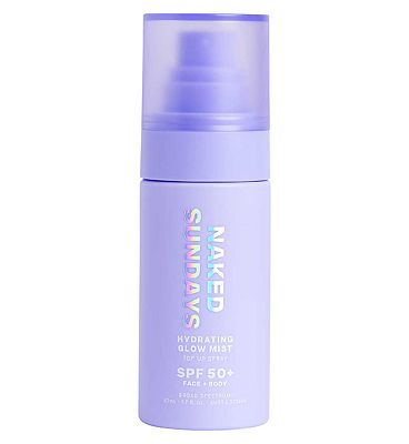 Naked Sundays SPF50+ Hydrating Glow Mist - 50ml