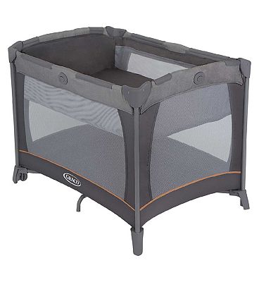 Graco Contour Bassinet Travel Cot Pebble