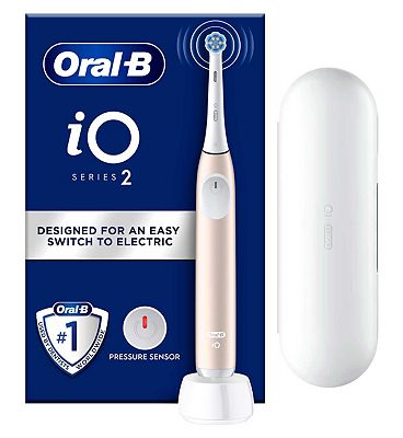 Oral-B iO2 Electric Toothbrush Calm Pink with Travel Case