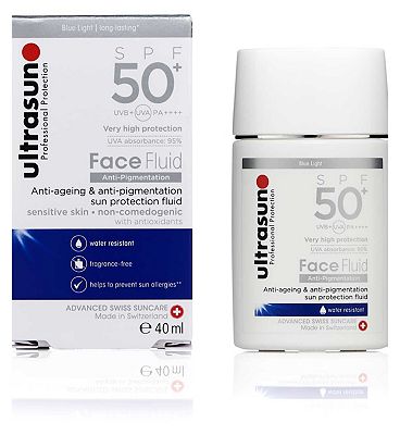 Ultrasun Face Fluid Sun Protection Anti Pigmentation SPF50+ 40ml