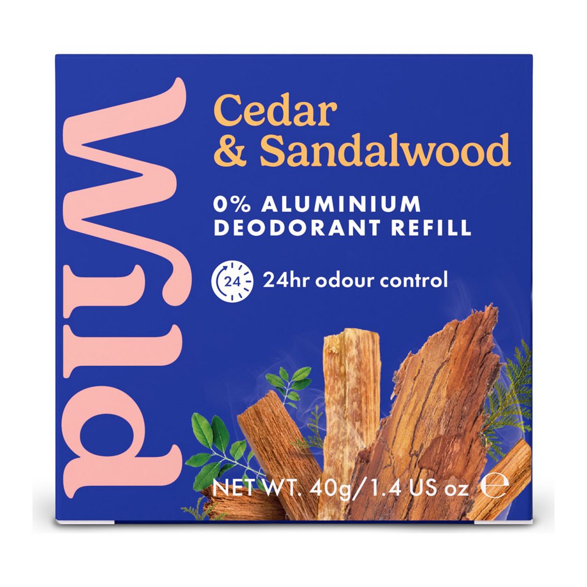 Wild Sandalwood And Cedar Stick Deodorant Refill 40G