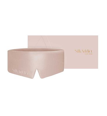 Silk Addict 100% Mulberry Silk Sleep Mask Caramel