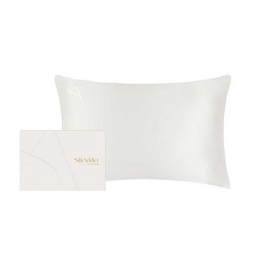 Silk Addict 100% Mulberry Silk Pillowcase Ivory