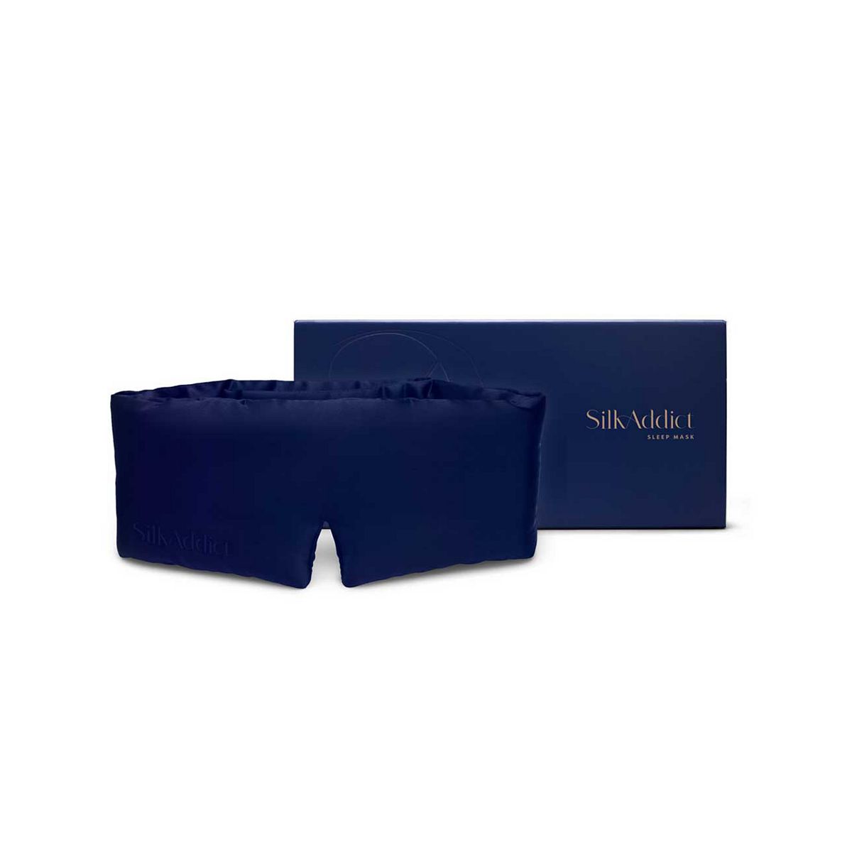Silk Addict 100% Mulberry Silk Sleep Mask Navy