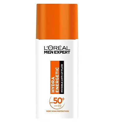 L'Oral Men Expert Hydra Energetic Daily SPF50+ Invisible Fluid 50ML