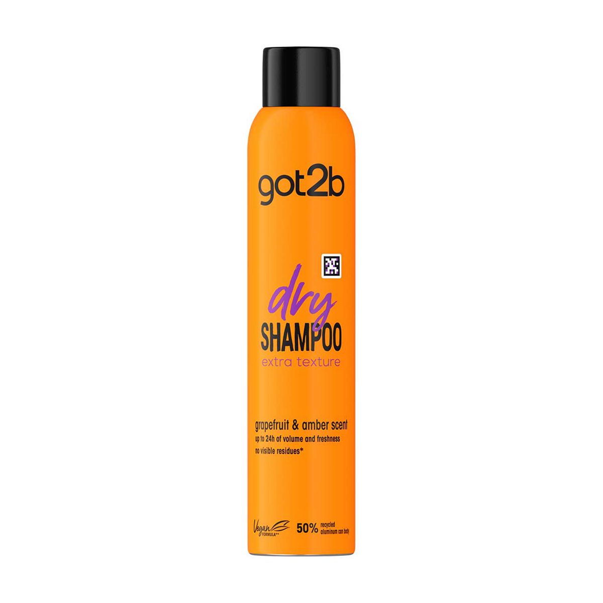 Schwarzkopf Got2B Dry Shampoo Extra Texture Grapefruit & Amber200 ml, 200ml