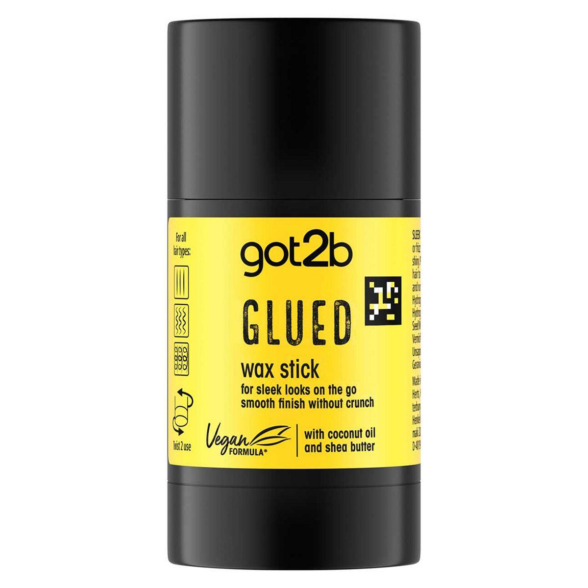 Schwarzkopf Got2B Glued Wax Stick With Coconut Oil And Shea Butter 50g