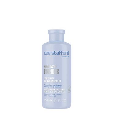 Lee Stafford Bleach Blondes Ice White Toning Shampoo 250ml